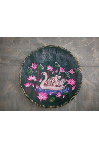 Wooden Wall Decor Plate - Multicolor